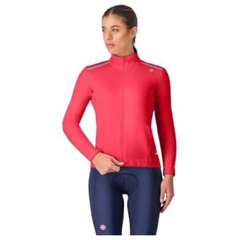 Blazer Corta-vento Castelli Espresso Air Vermelho Hibisco L