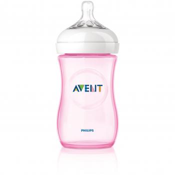 Philips Avent SCF694/17 Biberon Natural Anticoliche 260 ml Rosa