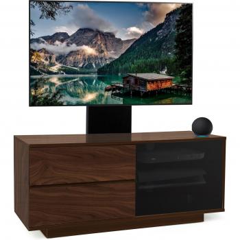 Gallus Ultra Walnut TV Stand for up to 55 with Mounting Arm