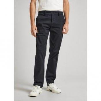 Pepe Jeans Pantaloni Chino Uomo Slim Fit 30 Neri