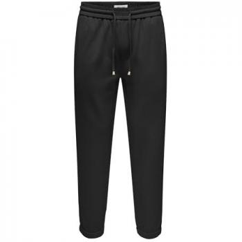 Only Sons Pantalon Noir Crop