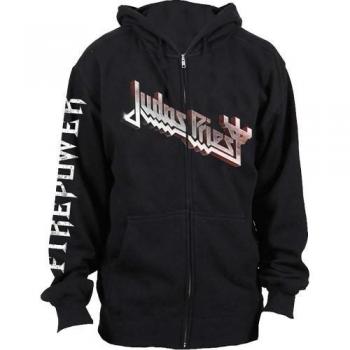 Felpa unisex Firepower con cappuccio e zip di Judas Priest