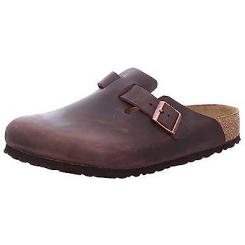 Birkenstock Boston Soft Footbed Oiled Leather – natürliche Leder‑Weichbettung, Größe 45