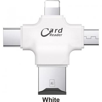 Lightning to Micro SD/TF Card Reader for iPhone and Type C