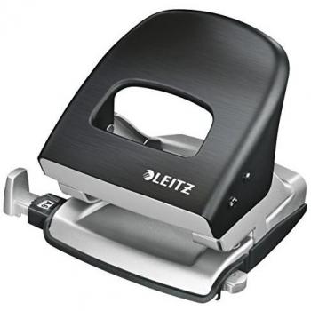 Leitz Noir Perforateur 30 feuilles, Réglette de guidage, Métal