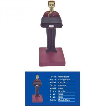 Estantería Dorada de Relojes