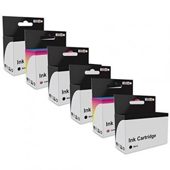 Set de 6 Cartuchos Prestige 6xT036/T037 – Colores Tricolores y Negro