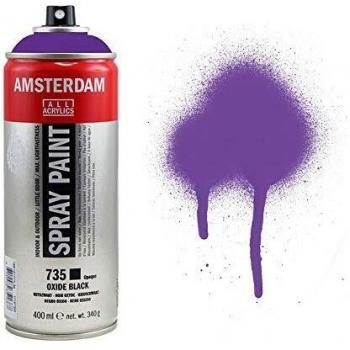 Peinture en spray Amsterdam 400 ml violet transparent