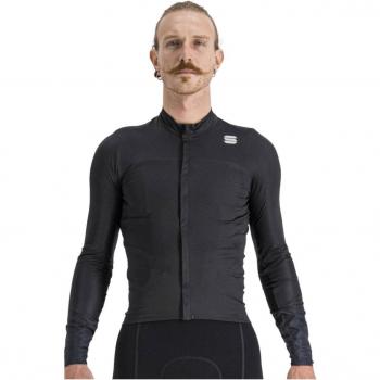 Maillot Sportful Bodyfit Pro, Color Negro, Manga Larga