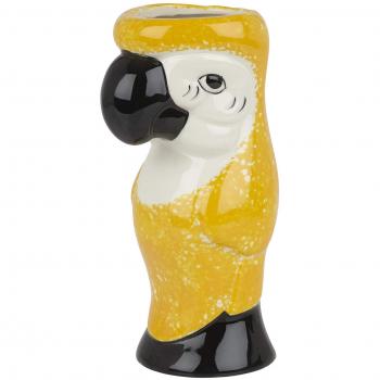 Ceramic Parrot Tiki Cup – 750 ml, Bright Yellow