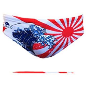 Traje Deportivo Turbo Japón Kanji Azul Rojillo S
