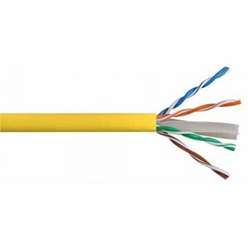 Cable de Red Amarillo 100 M Cat 5e 25 AWG – 4 Pares