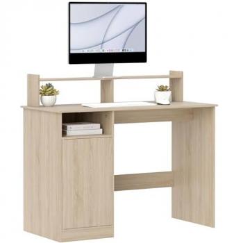 Escritorio Moderno Homcom con Compartimentos Abiertos