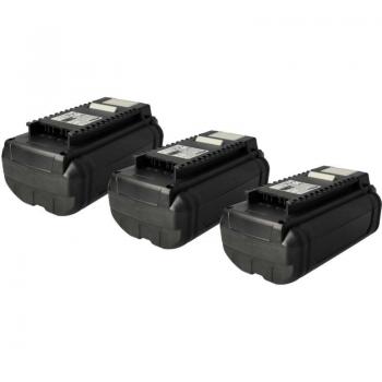 Ensemble de 3 Batteries VHBW pour Ryobi RY40402A, RY40403, RY40403A, RY40411, RY40410, RY40440, RY40430 (36 V, 3000 mAh)