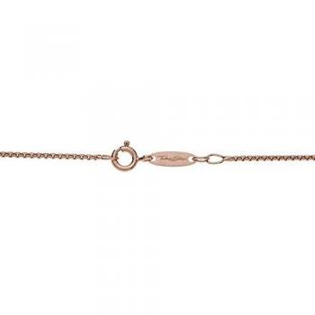 Collar Unisex de Cadena Veneziana en Plata y Oro Rosa 18k