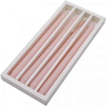 Velas Elegantes para Hogar, Cónicas, 9.8 Pulgadas, Set de 4 Perfumadas