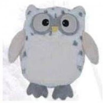 Warmies Peluche Termico Gufo Hooty Leopardo con Cappuccio