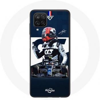Coque Samsung Galaxy A22 4G Max Verstappen F1 Bleue