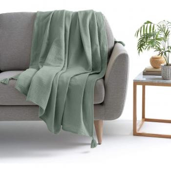 Plaid Kumla en gaze de coton