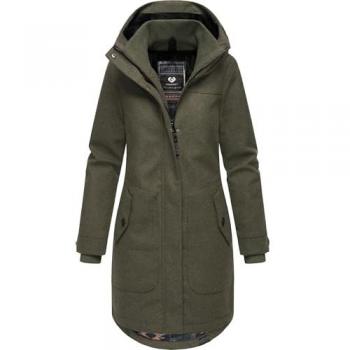 Winter-Jacke Jannisa Coat – Ragwear – Damen – S – Grüner Farbton