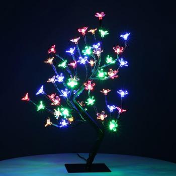 Zanflare 48LEDs Cherry Blossom Bonsai Tree Light