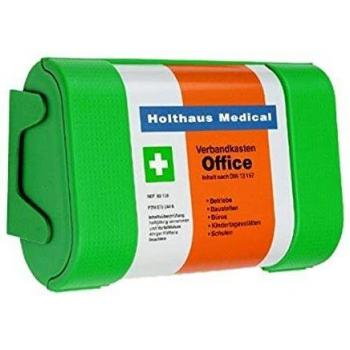DIN 13157 Office First Aid Kit with Integrated Wall Holder