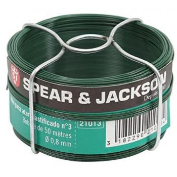 Fil Vert en Fer Plastifié 50 m – Spear & Jackson