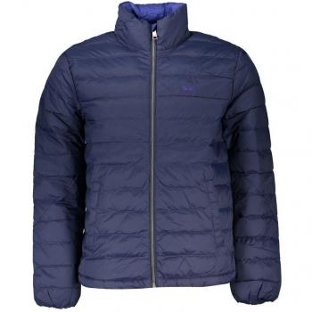 La Martina Elegant Blue Jacket with Embroidery