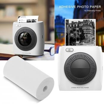 5-Pack Non-Adhesive Photo Paper Rolls 10m 57*30mm for Paperang Mini Pocket Photo Printer