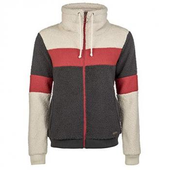 Protest Morning Polaire Femme, Blanc/Rouge/Marron, Taille 36