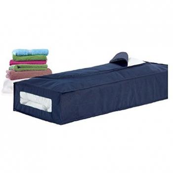 H&L Russel Underbed Cabinet, Marine Finish & Blue Trim