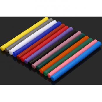14pcs 7mm Colorful Hot Melt Glue Sticks for DIY Crafting