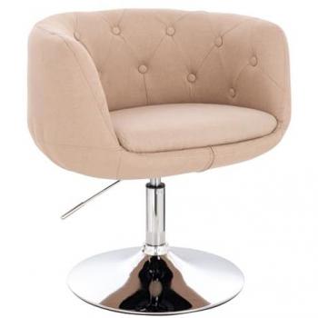 Housse de chaise longue Svita Panama – tissu beige, socle inclus