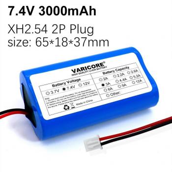 Batería Especial VariCore 3 Ah 18650 con Enchufe XH2.54