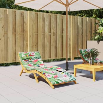 VidaXL Auflage für Gartenliege Mehrfarbig 180x60x3 cm Oxford-Gewebe