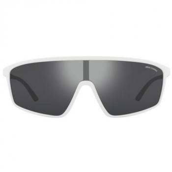 AX4119S Sonnenbrille in Matt Weiß/Grau mit Silber Spiegel