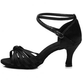 HROYL Women's Samba/Chacha Dance Footwear