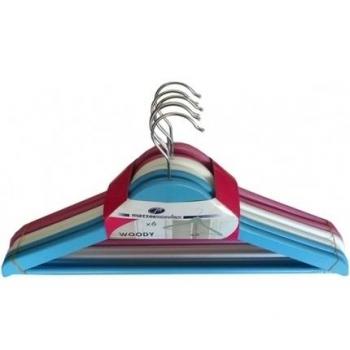 Perchas de Armario Madera 6 Piezas