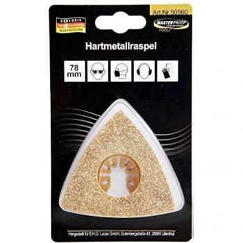 Hartmetallraspel 78 mm für Multifunktionswerkzeuge