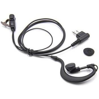 Casque PTT vhbw pour Motorola CP040, GP300, GP600, GP68, GP73, GP88
