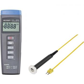 Termometro K101+TP 302 Voltcraft Temperatura -200°C +1370°C
