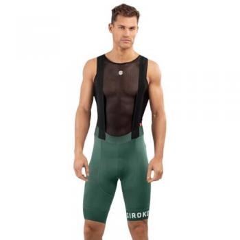 Culote corto ciclismo hombre BX Oberwald SIROKO Verde Militar