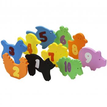 Clevamama Soft Foam Bath Fun Kit + Tidy Bag