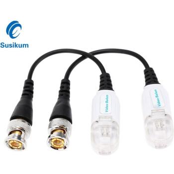 10 Pares de Balun Pasivo de Vídeo CCTV BNC a UTP