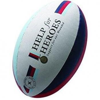 Help The Heroes Rugby Ball by Gilbert