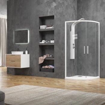 Paroi de douche d'angle EFE 200 Bianco