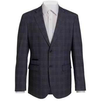 Vintage Grey/Blue Patterned Blazer – 46R