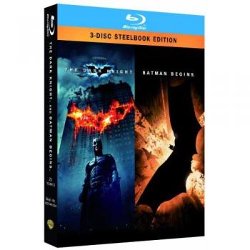 Batman : Le Chevalier Noir / Batman Begins – Pack Ultra‑HD Steelbook