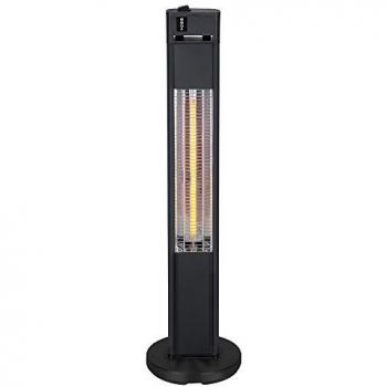 Outdoor Floor Standing Patio Heater with Remote Control