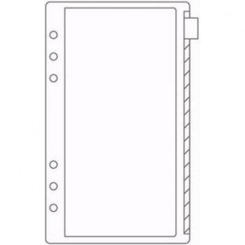 A6 Zippered Plastic Card Holder